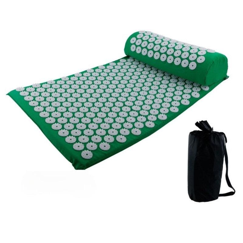 Acupressure Yoga Massage Mat with Pillow | Relieve from Stress & Back Pain